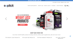 Desktop Screenshot of explicitsupplements.com